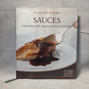 Recipes Book Williams-Sonoma Sauces: Made Easy Cookbook Book of Sauces Recipes